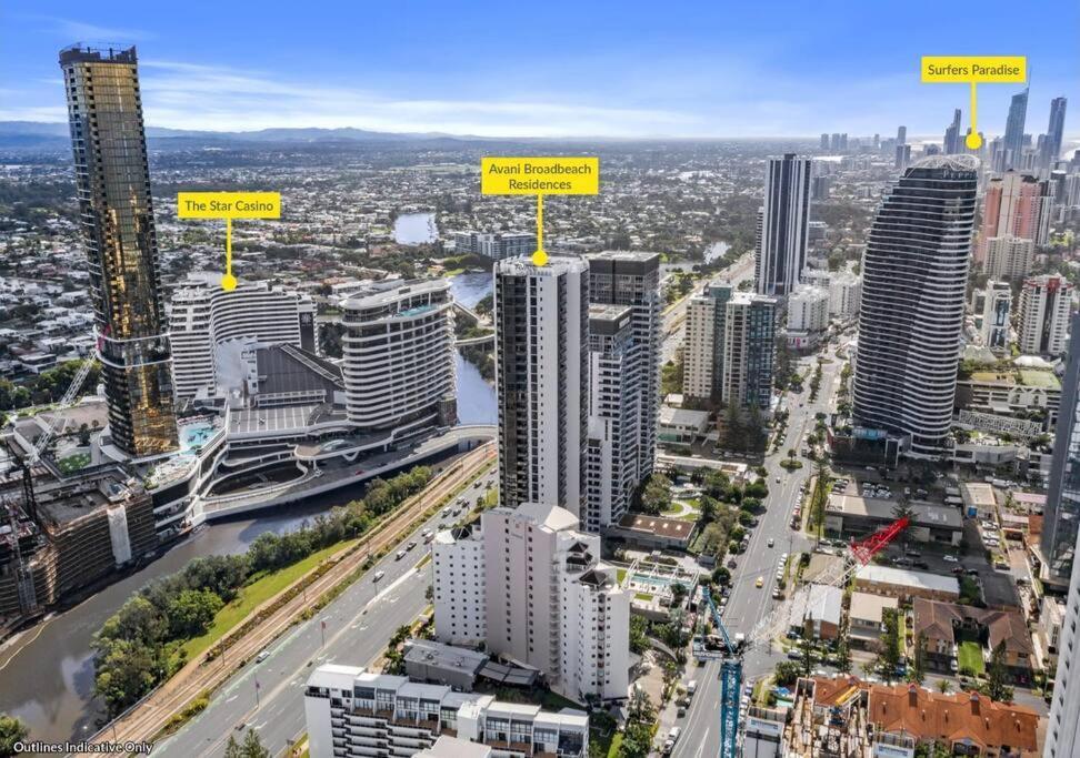 Broadbeach Stunner Modern And Central โกลด์โคสต์ ภายนอก รูปภาพ